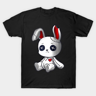 Goth Bunny  Cute Creepy Emo Clothes Kawaii Bunny T-Shirt